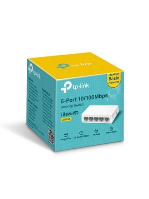 SWITCH TP-LINK FAST ETHERNET LS1005 5 PUERTOS 10-100 MBPS 100 MBIT-S - NO ADMINISTRABLE - Imagen 4