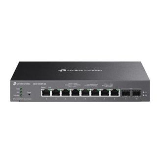 SWITCH TP-LINK SG2210XMP-M2 8 PUERTOS 2.5G ETHERNET 100-1000-2500 8 X POE+ 160W 2 PUERTOS SFP+ 80 GBIT-S 16000 ENTRADAS ADMINISTRADO