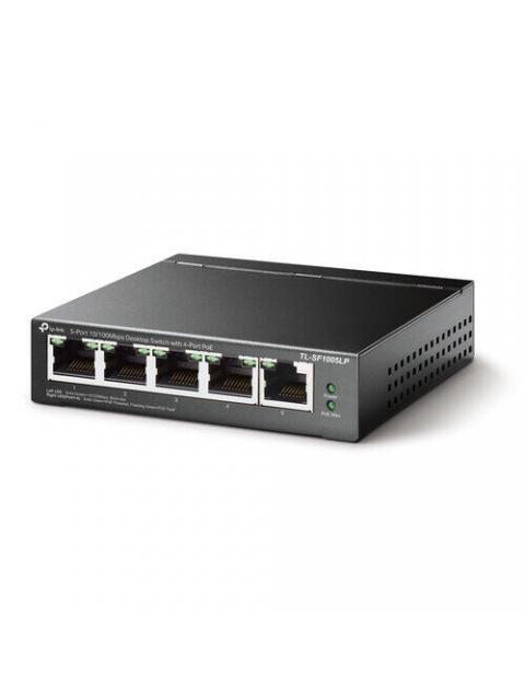 SWITCH TP-LINK FAST ETHERNET TL-SF1005P 5 PUERTOS 10-100MBPS (4X POE) 1 GBIT-S 2000 ENTRADAS - NO ADMINISTRABLE - Imagen 2