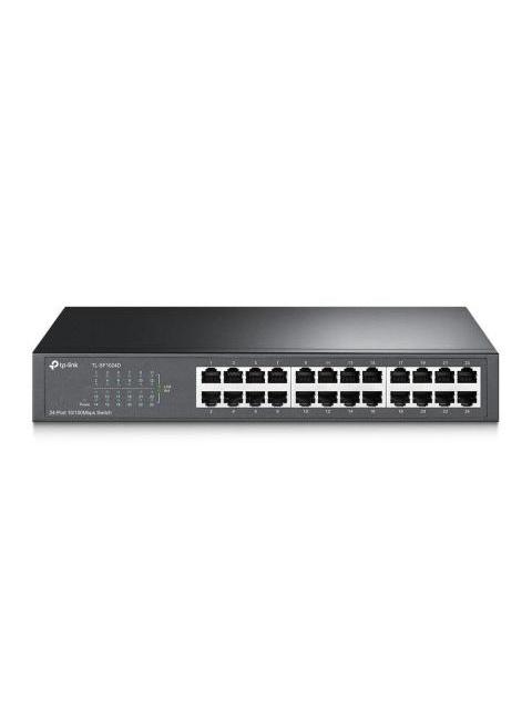 SWITCH TP-LINK TL-SF1024D SOPORTE PARA RACK 24 PUERTOS RJ45 FAST ETHER - Imagen 4