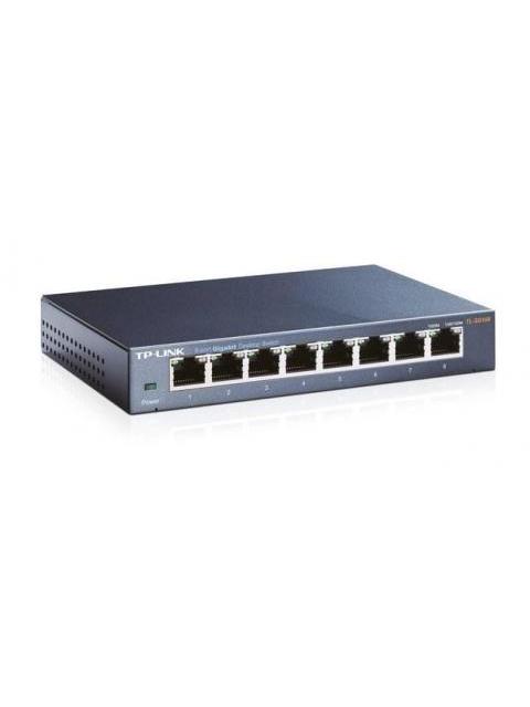 SWITCH TP-LINK GIGABIT ETHERNET TL-SG108 10-100-1000MBPS 8 PUERTOS - NO ADMINISTRABLE - Imagen 3