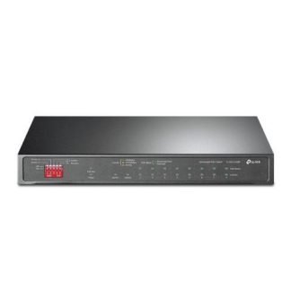 SWITCH TP-LINK TL-SG1210MP 9 PUERTOS GIGABIT ETHERNET 10-100-1000 8 X POE+ 123W 20 GBIT-S 4000 ENTRADAS NO ADMINISTRADO