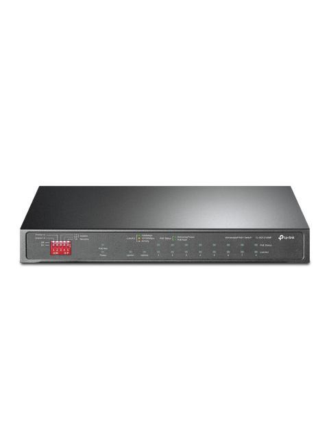 SWITCH TP-LINK TL-SG1210MP 9 PUERTOS GIGABIT ETHERNET 10-100-1000 8 X POE+ 123W 20 GBIT-S 4000 ENTRADAS NO ADMINISTRADO