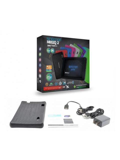 TABLET M002Q2 2GB RAM 16GB ROM 7 PULGADAS ANDROID 10 CAM 2 Y 5 MP FLASH FUNDA SILICON INCLUIDA ROSA - Imagen 3