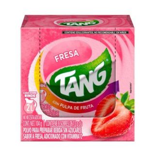 TANG SABOR FRESA PAQUETE CON 8 SOBRES DE 13 GR
