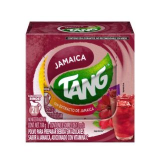 TANG SABOR JAMAICA PAQUETE CON 8 SOBRES DE 13 GR