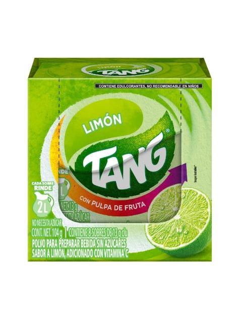 TANG SABOR LIMON CON 8 SOBRES DE 13 GR