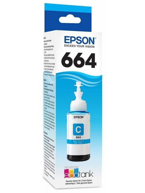 TANQUE DE TINTA (ECOTANK) EPSON 664 CYAN 70ML