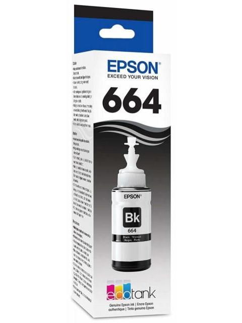 TANQUE DE TINTA (ECOTANK) EPSON 664 NEGRO 70ML