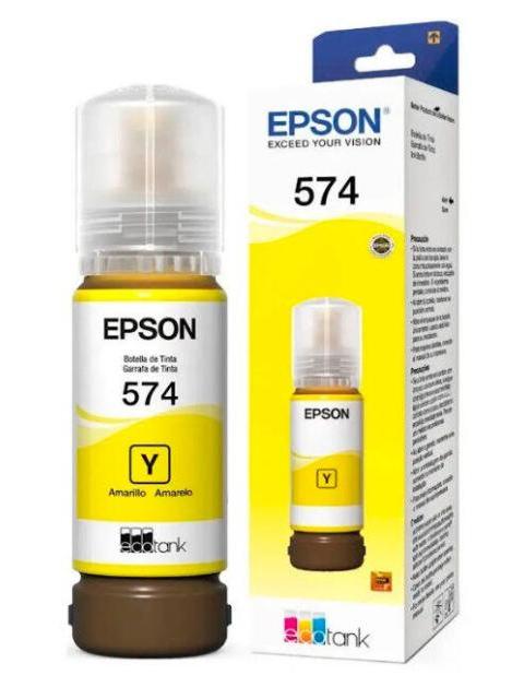 TANQUE DE TINTA EPSON T574 AMARILLO 70ML 7.300 PAGINAS