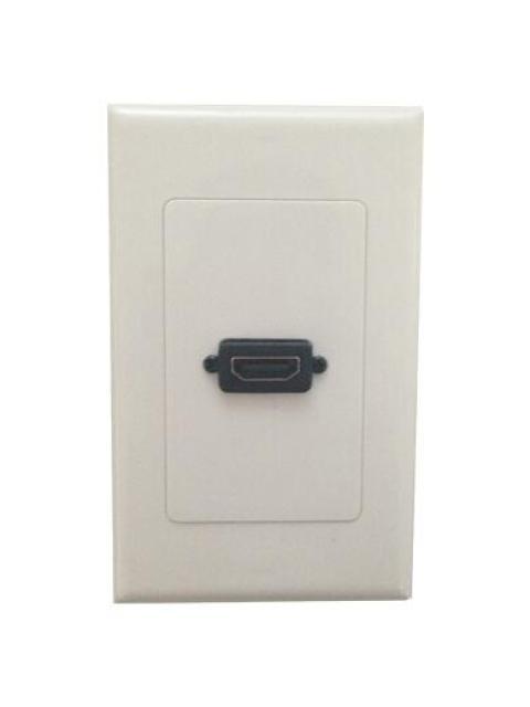TAPA FACEPLATE DE 1 PANEL CON JACK HDMI HEMBRA 90 GRADOS UNIVERSAL STANDARD - Imagen 2