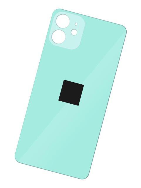 TAPA TRASERA PARA IPHONE 11 A2111 A2223 A2221 BIG HOLE REPUESTO PARA CELULAR SLIM COMPANY VERDE MENTA
