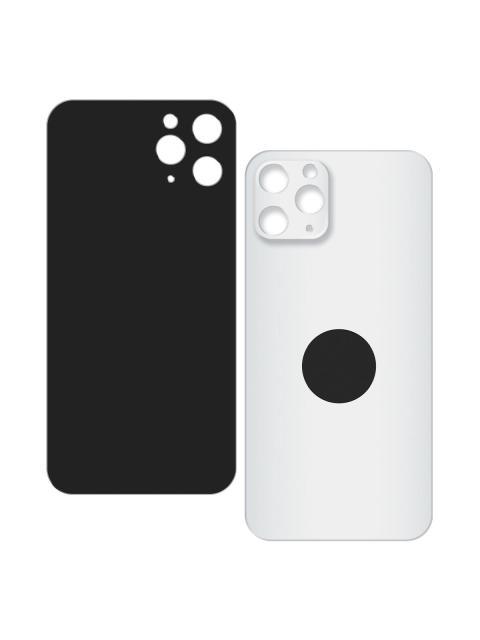 TAPA TRASERA PARA IPHONE 11 PRO A2160 A2215 A2217 BIG HOLE TAPA DE REPUESTO PARA CELULAR SLIM COMPANY BLANCO