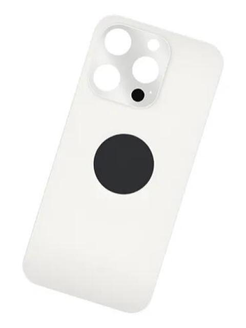 TAPA TRASERA PARA IPHONE 15 PRO MAX A2849 A3105 A3108 A3106 TAPA DE REPUESTO PARA CELULAR SLIM COMPANY BLANCO