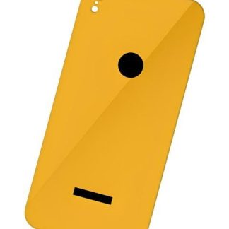 TAPA TRASERA PARA IPHONE XR A1984 A2105 A2106 CRISTAL AMARILLO