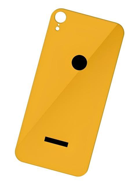 TAPA TRASERA PARA IPHONE XR A1984 A2105 A2106 CRISTAL AMARILLO