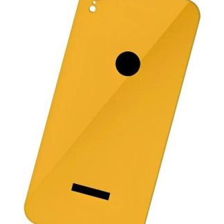 TAPA TRASERA PARA IPHONE XR A1984 A2105 A2106 TAPA DE CRISTAL REPUESTO PARA CELULAR SLIM COMPANY AMARILLO