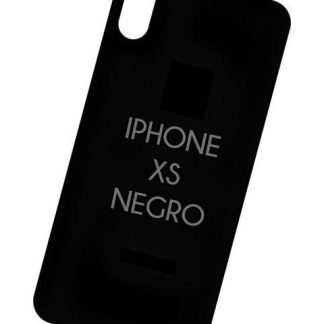 TAPA TRASERA PARA IPHONE XS A1920 XS MAX A1921 BIG HOLE NEGRO XS LISA