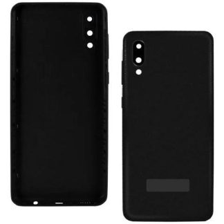 TAPA TRASERA PARA SAMSUNG A02 A022 A022M A022F TAPA DE REPUESTO SLIM COMPANY NEGRO