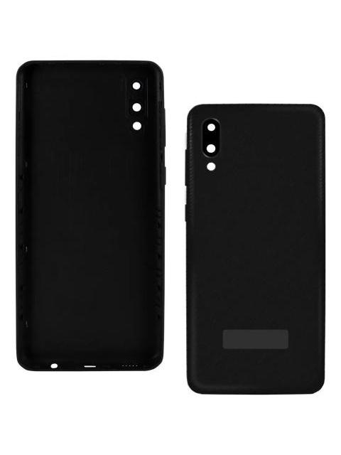 TAPA TRASERA PARA SAMSUNG A02 A022 A022M A022F TAPA DE REPUESTO SLIM COMPANY NEGRO