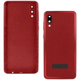 TAPA TRASERA PARA SAMSUNG A02 A022 A022M A022F TAPA DE REPUESTO SLIM COMPANY ROJO