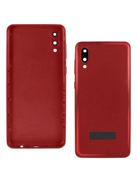 TAPA TRASERA PARA SAMSUNG A02 A022 A022M A022F TAPA DE REPUESTO SLIM COMPANY ROJO