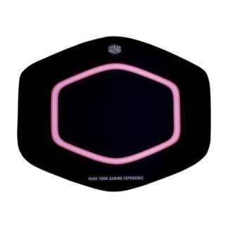 TAPETE GAMER COOLER MASTER FM510 HALO 14 X 11CM GROSOR 3MM NEGRO-ROSA