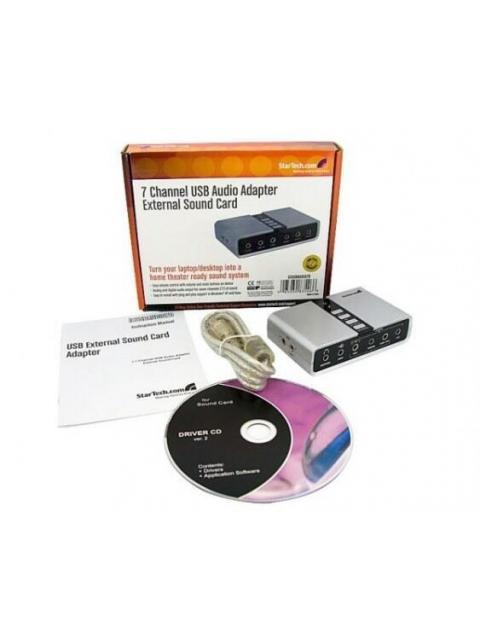 STARTECH ADAPTADOR DE SONIDO ICUSBAUDIO7D 7.1 CANALES USB BLANCO - Imagen 8