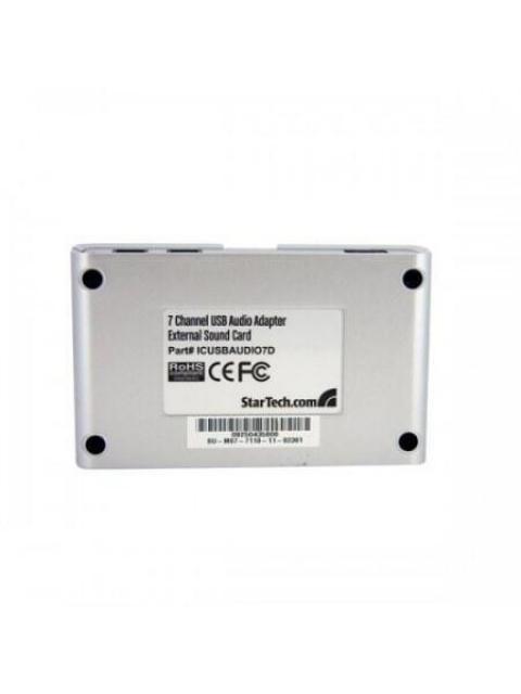 STARTECH ADAPTADOR DE SONIDO ICUSBAUDIO7D 7.1 CANALES USB BLANCO - Imagen 10