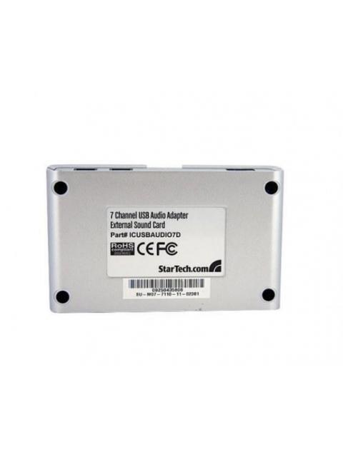 STARTECH ADAPTADOR DE SONIDO ICUSBAUDIO7D 7.1 CANALES USB BLANCO - Imagen 6