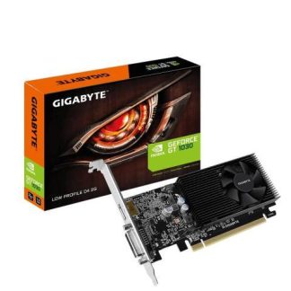 TARJETA DE VIDEO GIGABYTE NVIDIA GEFORCE GT 1030 LOW PROFILE D4 2G 2GB 64-BIT GDDR4 PCI EXPRESS X16 3.0