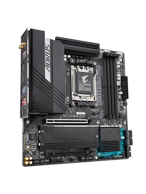 TARJETA MADRE AORUS MICRO-ATX B650M AORUS ELITE AX S-AM5 AMD B650 HDMI 128GB DDR5 PARA AMD