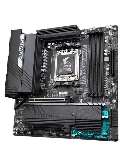 TARJETA MADRE AORUS MICRO-ATX B650M AORUS ELITE AX S-AM5 AMD B650 HDMI 128GB DDR5 PARA AMD - Imagen 4