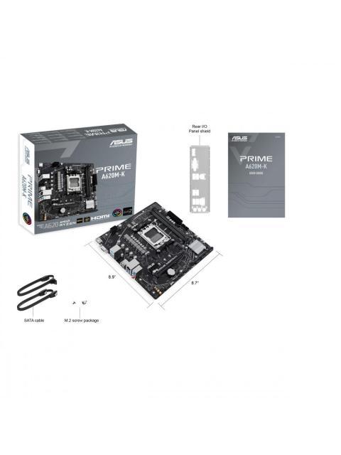 TARJETA MADRE ASUS MICRO-ATX PRIME A620M-K S-AM5 AMD A620 HDMI 96GB DDR5 PARA AMD - Imagen 7