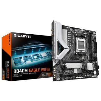 TARJETA MADRE GIGABYTE MICRO ATX B840M EAGLE WIFI6 DDR5 AM5 128 GB PARA AMD