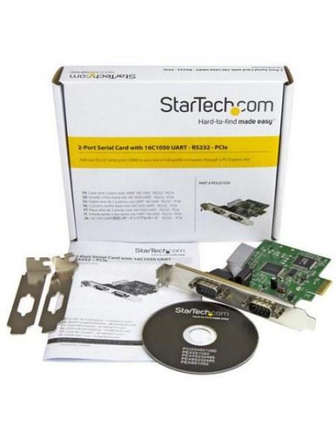 STARTECH TARJETA SERIAL PCI EXPRESS DE 2 PUERTOS DB9 RS232 - Imagen 4