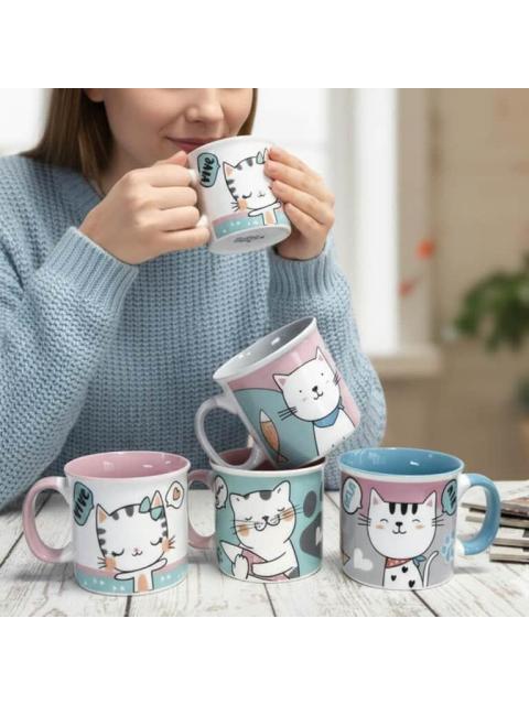 TAZA PORCELANA MULTICOLOR MAKI HOME - Imagen 5