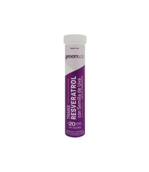 TBS. EFERVESCENTES RESVERATROL C SEMILLA DE UVA C 20 DE 4 GR C U MALABAR