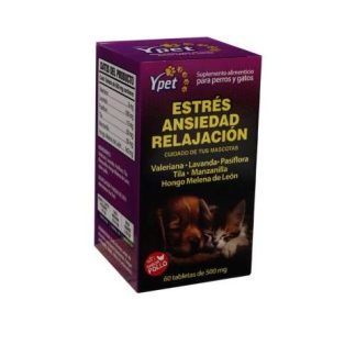 TBS. ESTRES ANSIEDAD RELAJACION SABOR POLLO C 60 500 MG VALERIANA YPET SUPLEMENTOS ALIMENTICIOS PARA PERROS Y GAT