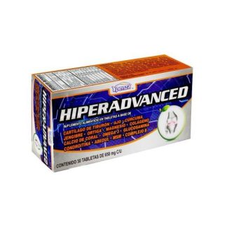 TBS. HIPER ADVANCED C 30 500MG CARTILAGO DE TIBURON AJO CURCUMA J SOLO PARA DIABETICOS