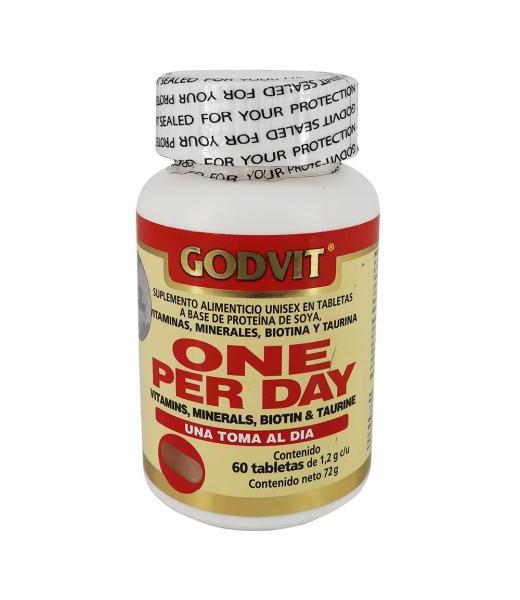 TBS. ONE PER DAY C 60 VITAMINAS MINERALES Y TAURINA GN+VIDA