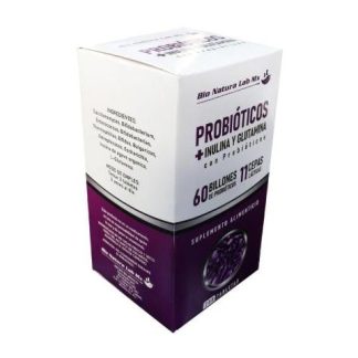 TBS. PROBIOTICOS+INULINA Y GLUTAMINA CON PREBIOTICOS 60 BILLONES GUMMA CORPORATION