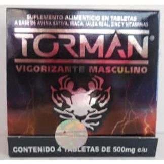 TBS. TORZMAN C 4 VIGORIZANTE MASCULINO GN+VIDA