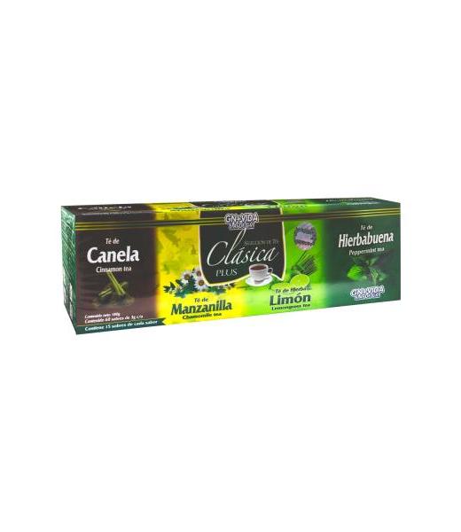 TE CLASICO C 60 SOB. 3G CANELA MANZANILLA LIMON Y HIERBABUENA GN+VIDA