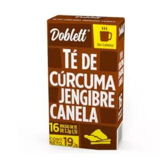 TE CURCUMA JENG. CANELA PAQ. 16 PZ DE 19.2 GR