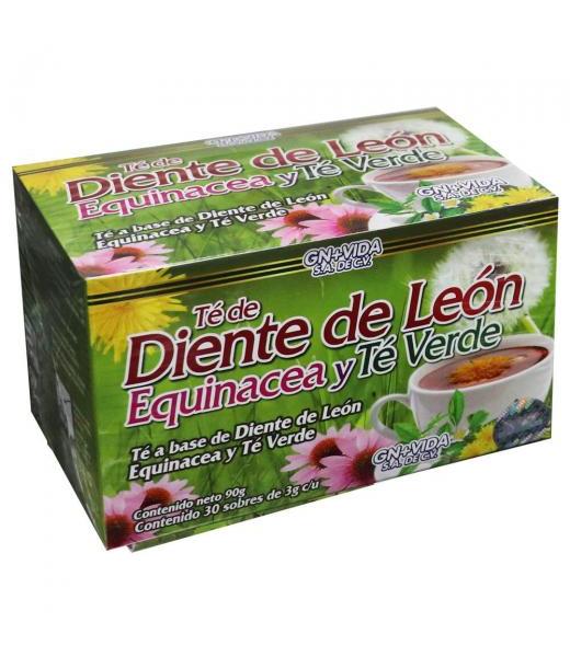 TE DE DIENTE DE LEON EQUINACEA Y TE VERDE C 30 SOB. 3G GN+VIDA