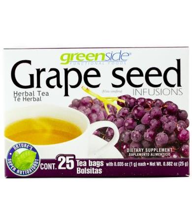 TE DE SEMILLA DE UVA 25 BOLSITAS GREENSIDE