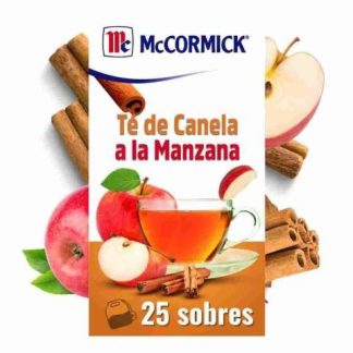 TE MCCORMICK DE CANELA A LA MANZANA 25 SOBRES