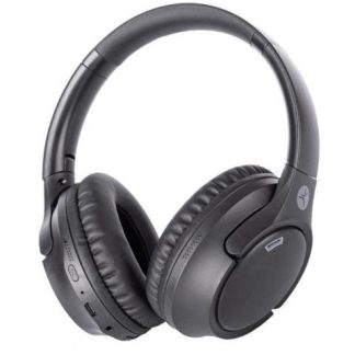 TECHZONE AUDIFONOS CON MICROFONO TZDJ02 BLUETOOTH INALAMBRICO USB-C NEGRO