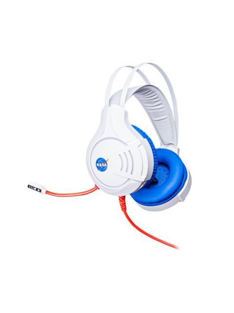 TECHZONE AUDIFONOS GAMER NS-HSG03 ALAMBRICO 2.1 METROS 3.5MM-USB BLANCO-AZUL - Imagen 6